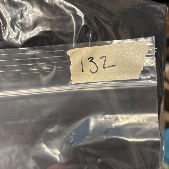 Women's Zara Dress Medium Black Tiered V-Neck Short Sleeves Mini Grunge Goth - Picture 4 of 4